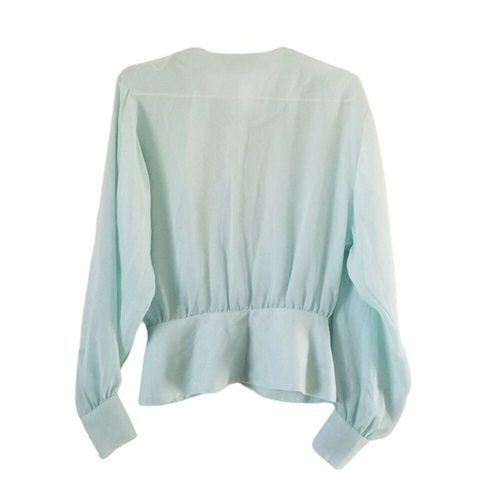 Vintage Michelle Stuart Lace Peplum Blouse (see measurements) - Picture 2 of 10